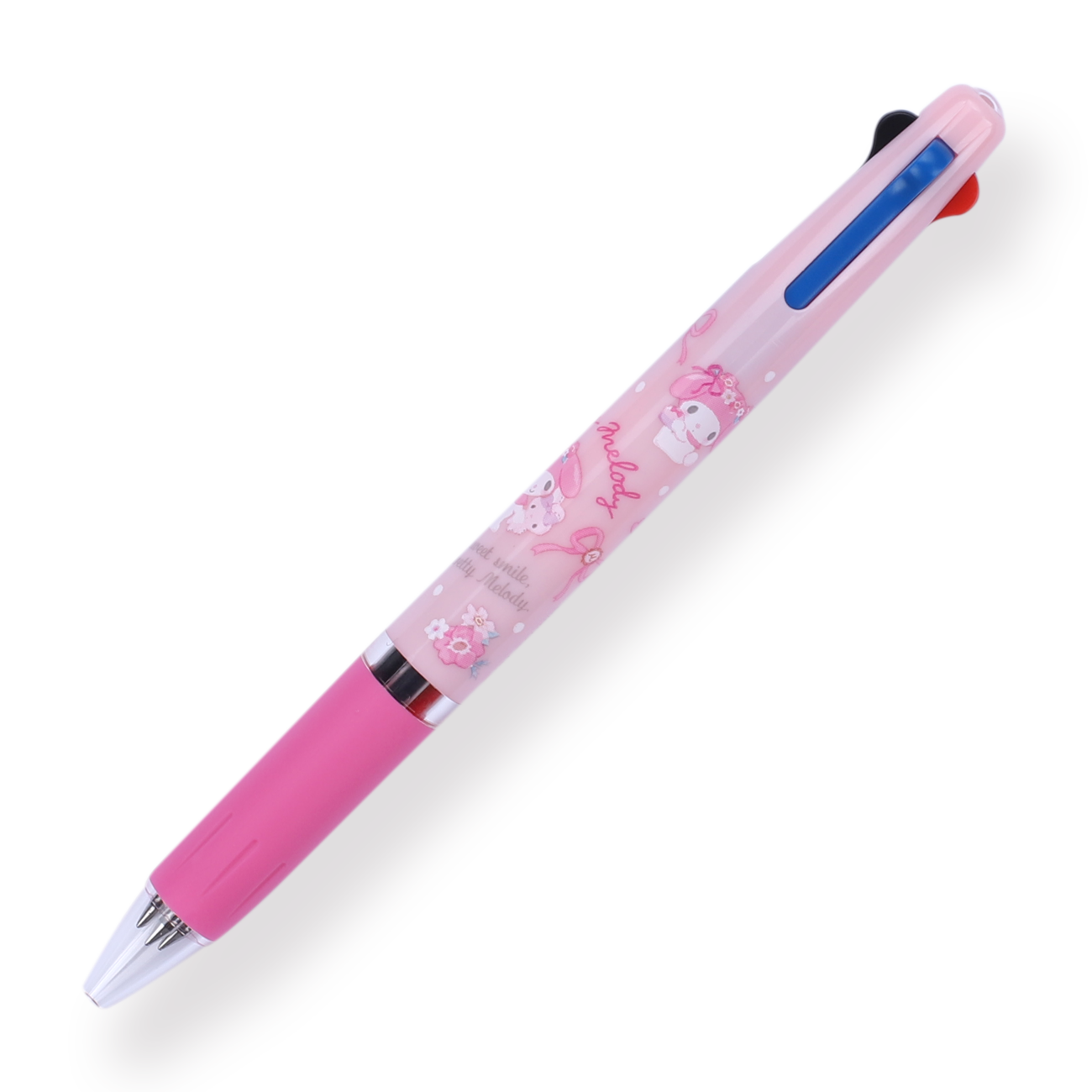 Uni Jetstream x Sanrio 3 Color Limited Edition Multi Pen - 0.5 mm - Pink Body My Melody - Stationery Pal