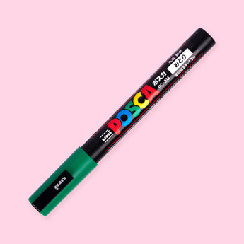 Uni Posca Paint Marker PC-3M - Fine Point - Green - Stationery Pal