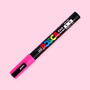 Uni Posca Paint Marker PC-3M - Fine Point - Pink - Stationery Pal