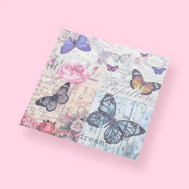 Vintage Deco Scrapbooking Paper Pack - Butterfly