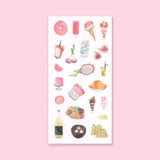 Washi Summer Drink Stickers - Set of 6 - Stationery Pal