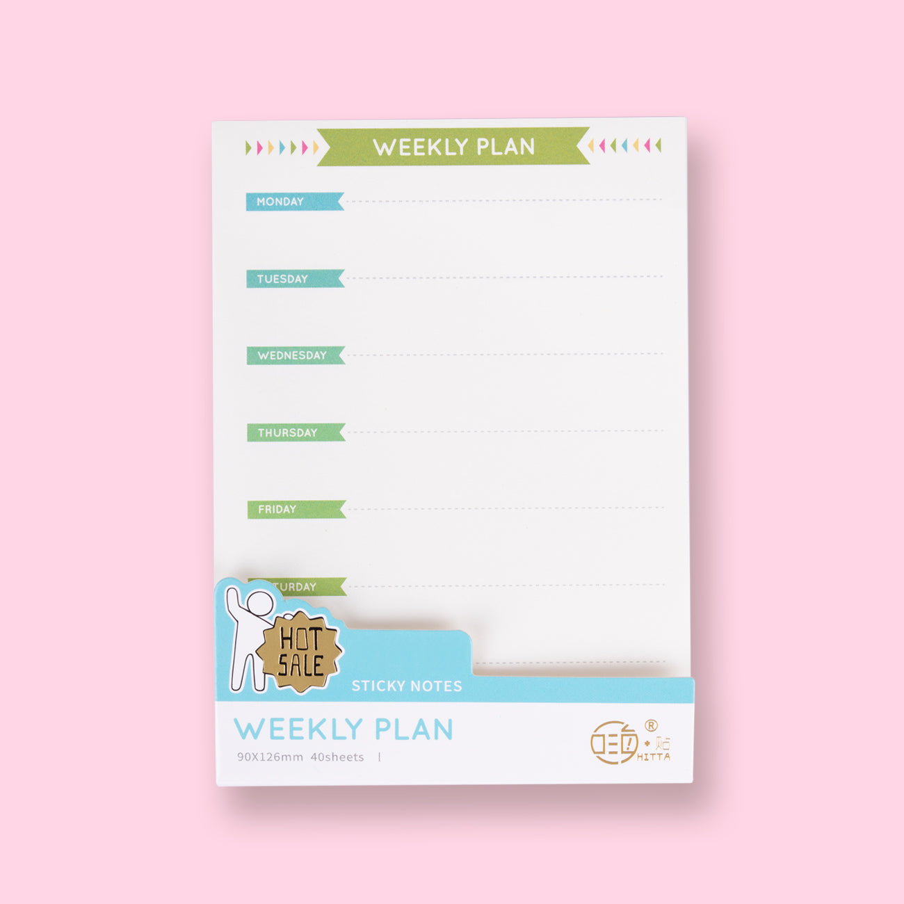 Weekly Plan Sticky Notes