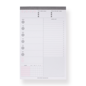 Weekly Planner Notepad - Stationery Pal