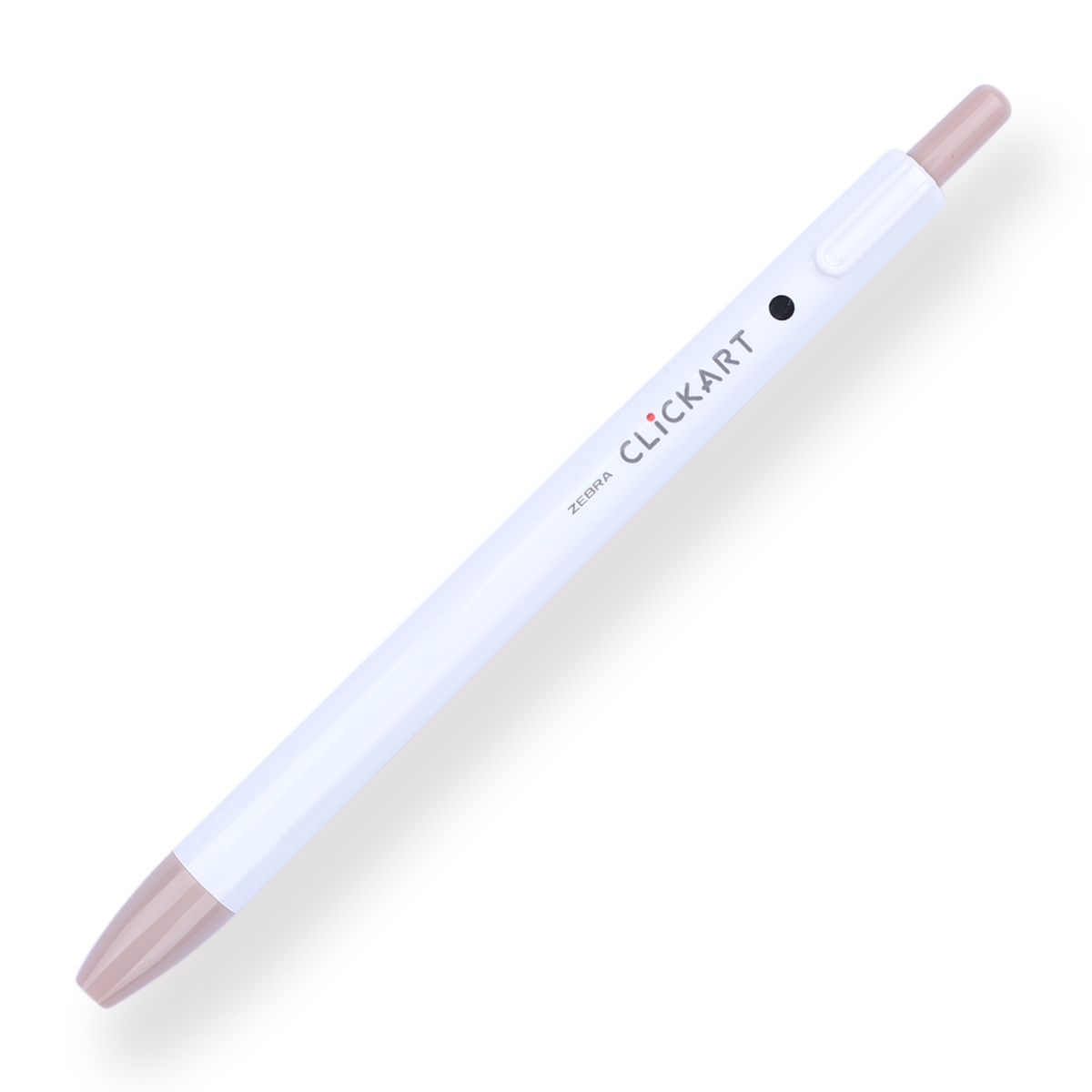 Zebra Clickart Retractable Sign Pen - 0.6 mm - Brown Sugar — Stationery Pal