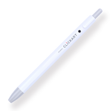 Zebra Clickart Retractable Sign Pen - 0.6 mm - Light Gray - Stationery Pal