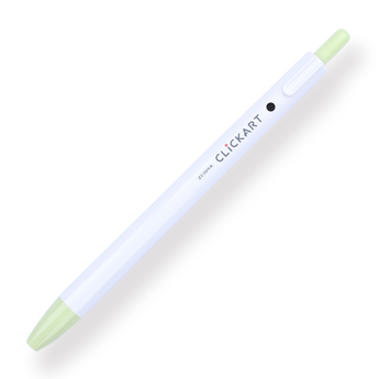 Zebra Clickart Retractable Sign Pen - 0.6 mm - Lime - Stationery Pal