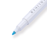 Zebra Mildliner Double-Sided Highlighter - Fine  Bold - Mild Blue