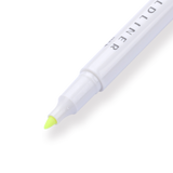 Zebra Mildliner Double-Sided Highlighter - Fine  Bold - Mild Yellow