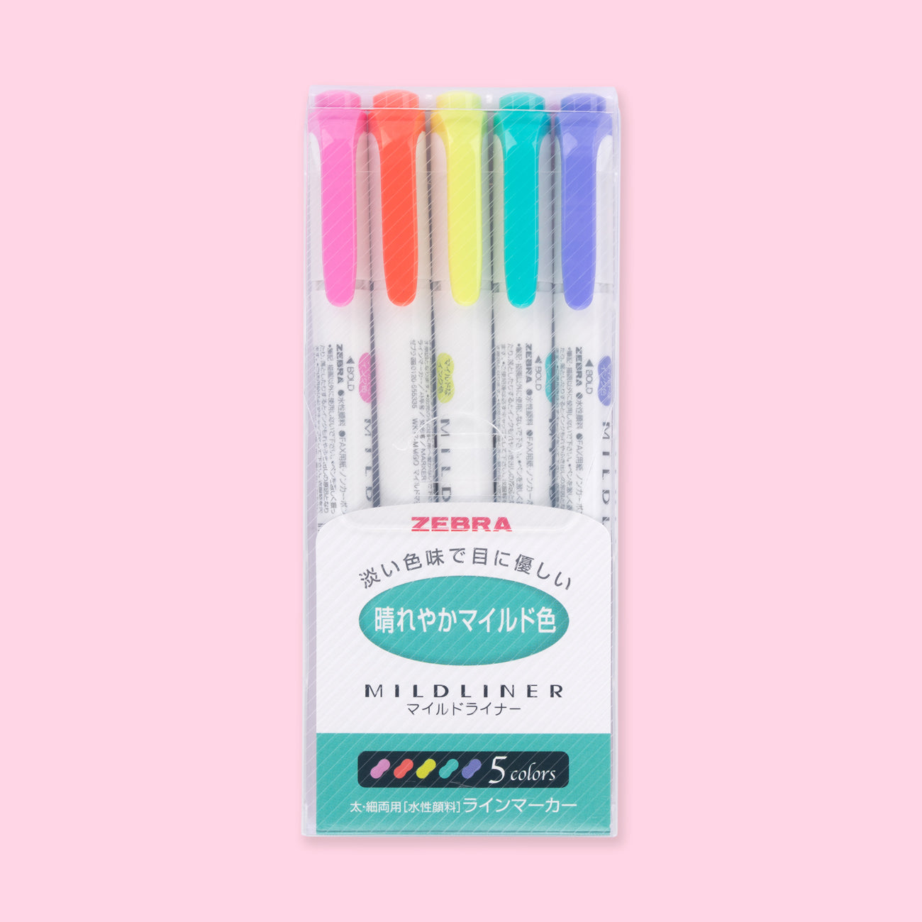 Zebra Pen Mildliner, double ended highlighter, fluorescent colors