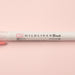 Zebra Mildliner Double Ended Brush Pen - Brush / Fine - Mild Coral Pink
