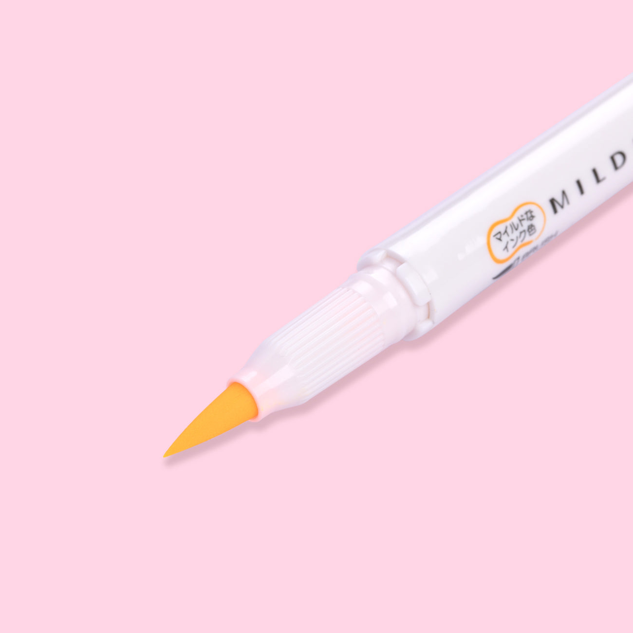 Zebra Mildliner Double Ended Brush Pen - Mild Orange