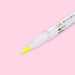 Zebra Mildliner Double Ended Brush Pen - Mild Yellow