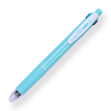 Zebra Sarasa 4 Color Multi Pen - 0.5 mm - Light Blue Body - Stationery Pal