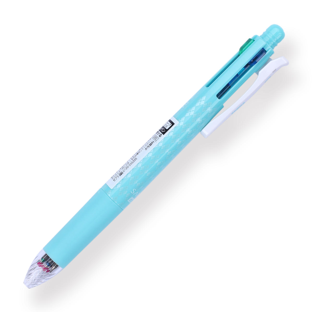 Zebra Sarasa 4 Color Multi Pen - 0.5 mm - Light Blue Body - Stationery Pal