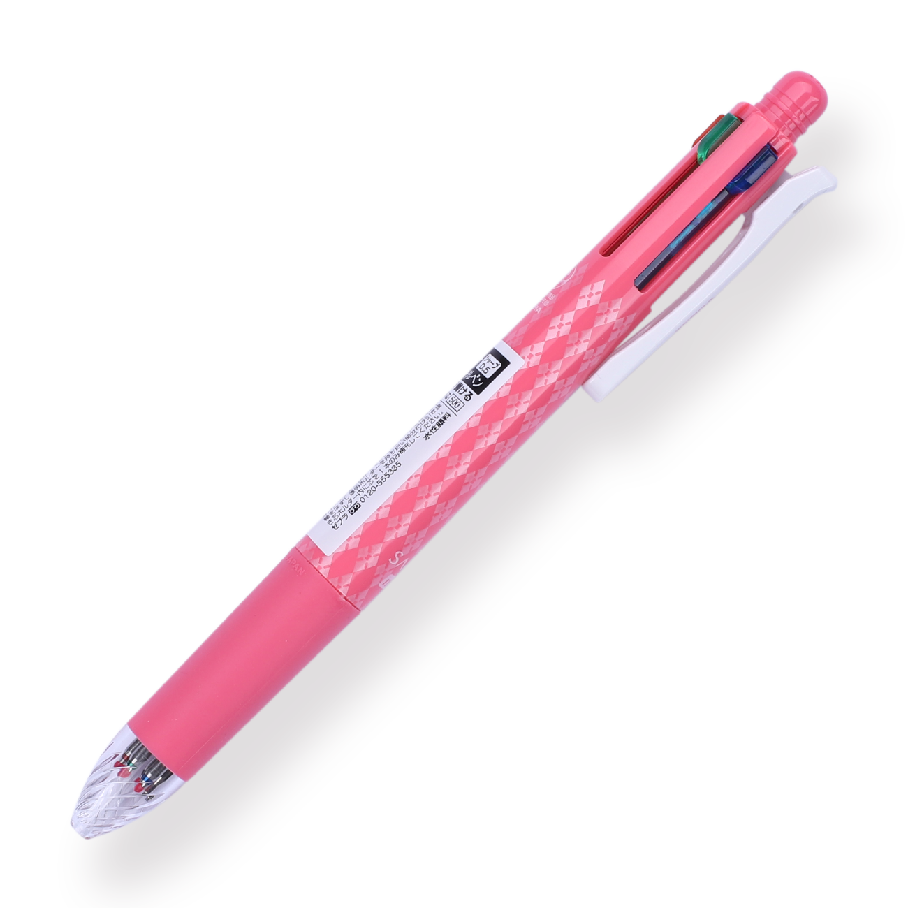 Zebra Sarasa 4 Color Multi Pen - 0.5 mm - Pink Body - Stationery Pal