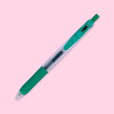 Zebra Sarasa Clip Gel Pen - 0.4 mm - Green - Stationery Pal