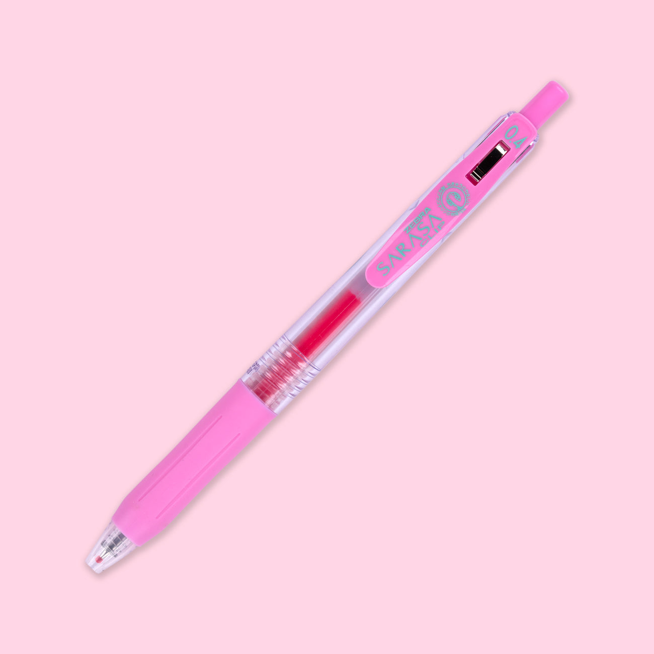 Zebra Sarasa Clip Gel Pen - 0.4 mm - Light Pink