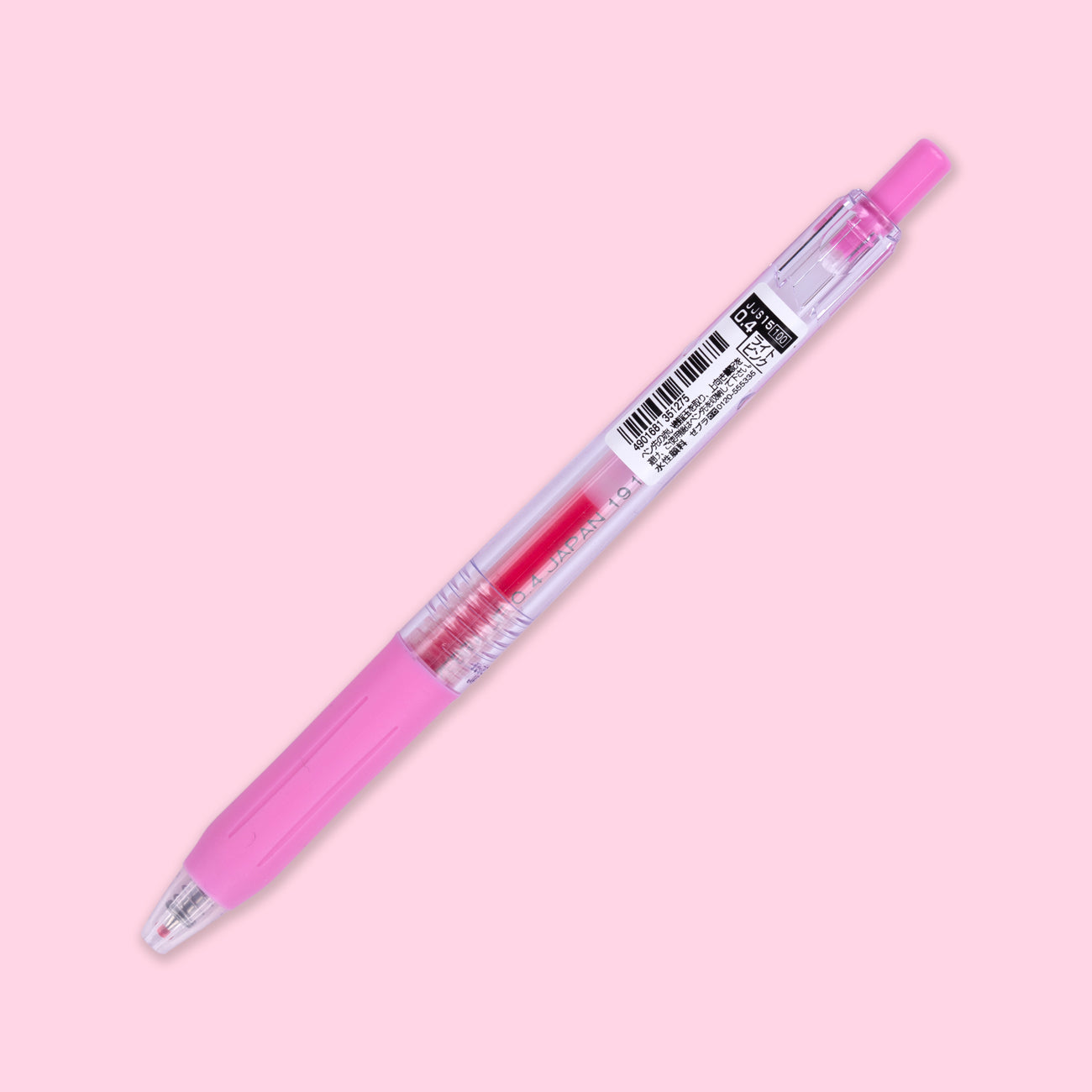Zebra Sarasa Clip Gel Pen - 0.4 mm - Light Pink