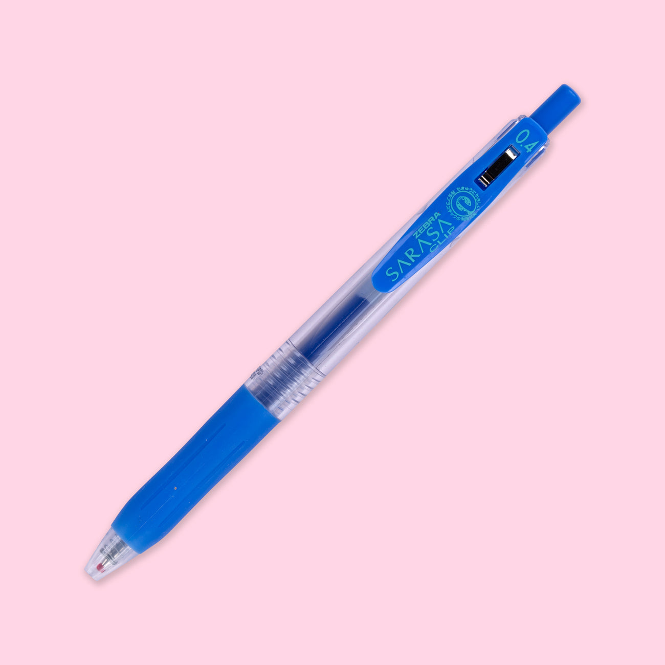 Zebra Sarasa Clip Gel Pen - 0.4 mm - Pale Blue