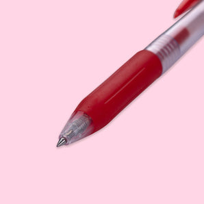 Zebra Sarasa Clip Gel Pen - 0.4 mm - Red - Stationery Pal