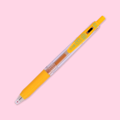 Zebra Sarasa Clip Gel Pen - 0.4 mm - Yellow - Stationery Pal