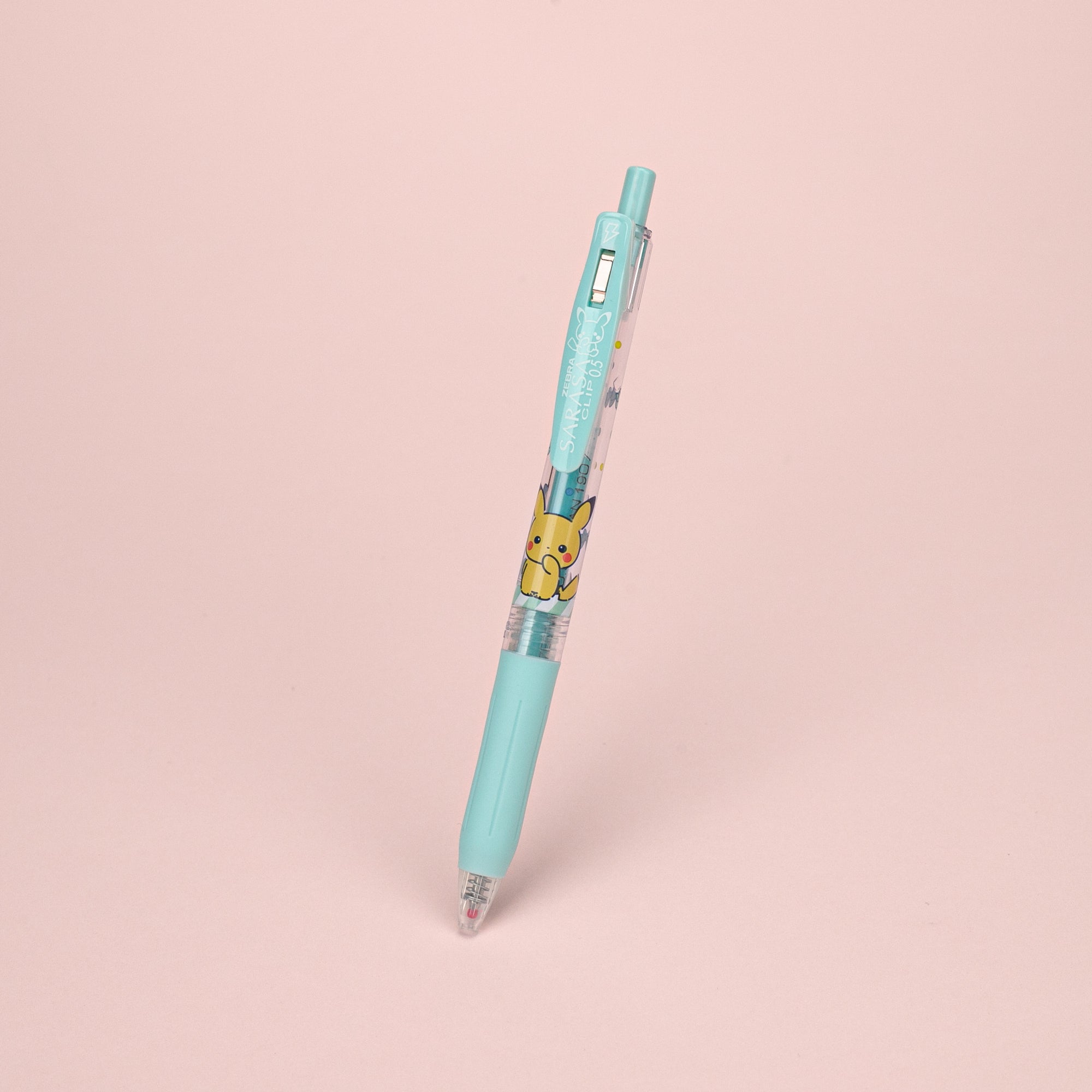 Zebra Sarasa Clip Gel Pen Pikachu 4-Color Set 0.5 mm