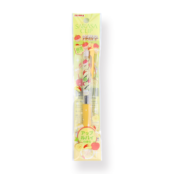 Zebra Sarasa Clip Limited Edition Gel Pen - 0.5 mm - Western Confectionery Series - Yellow Body - Stationery Pal