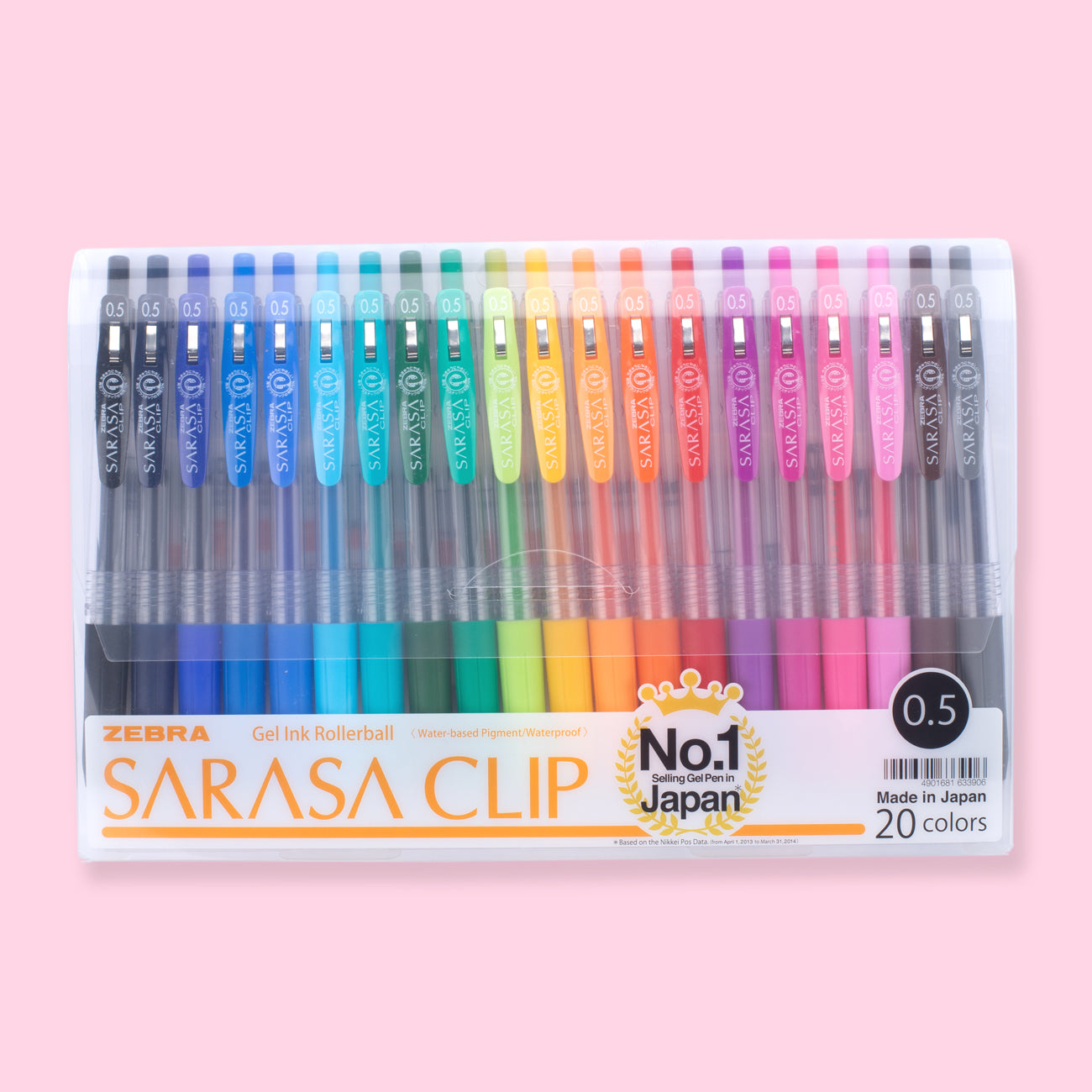 Zebra Sarasa Clip Retractable Gel Ink Pens 0.5mm - Assorted Color - Se —  Stationery Pal