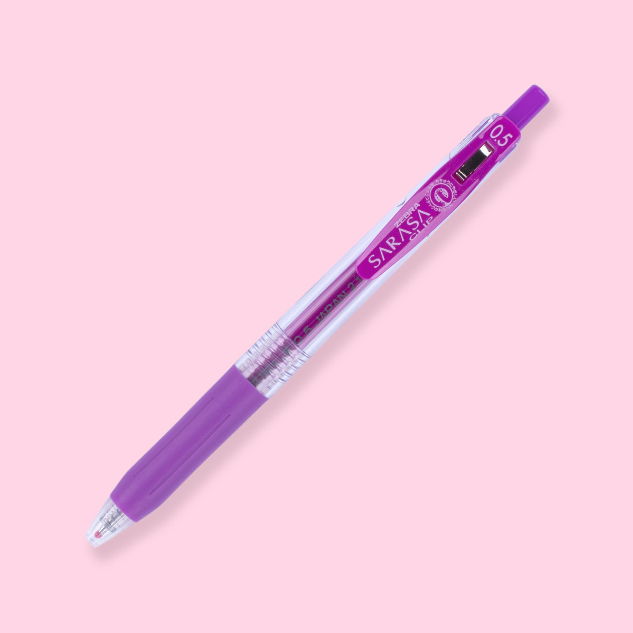 Zebra Sarasa Clip Retractable Gel Ink Pens 0.5mm - Assorted Color - Set of 20