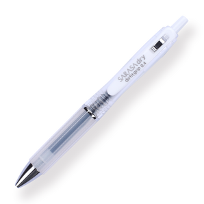 Zebra Sarasa Dry Airfit Ballpoint Pen - 0.4 mm - Black - Clear Body