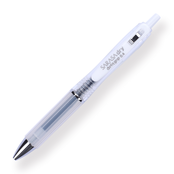 Zebra Sarasa Dry Airfit Ballpoint Pen - 0.4 mm - Black - Clear Body