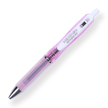 Zebra Sarasa Dry Airfit Ballpoint Pen - 0.4 mm - Black - Pink Body