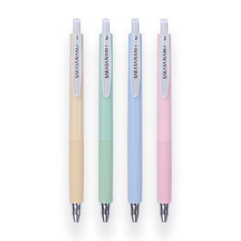 Zebra Sarasa NANO Limited Edition Gel Pen - 0.3 mm - Secret Series - Set of 4 - Stationery Pal