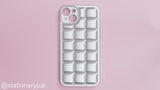 iPhone 14 Plus Case - Silver Plaid