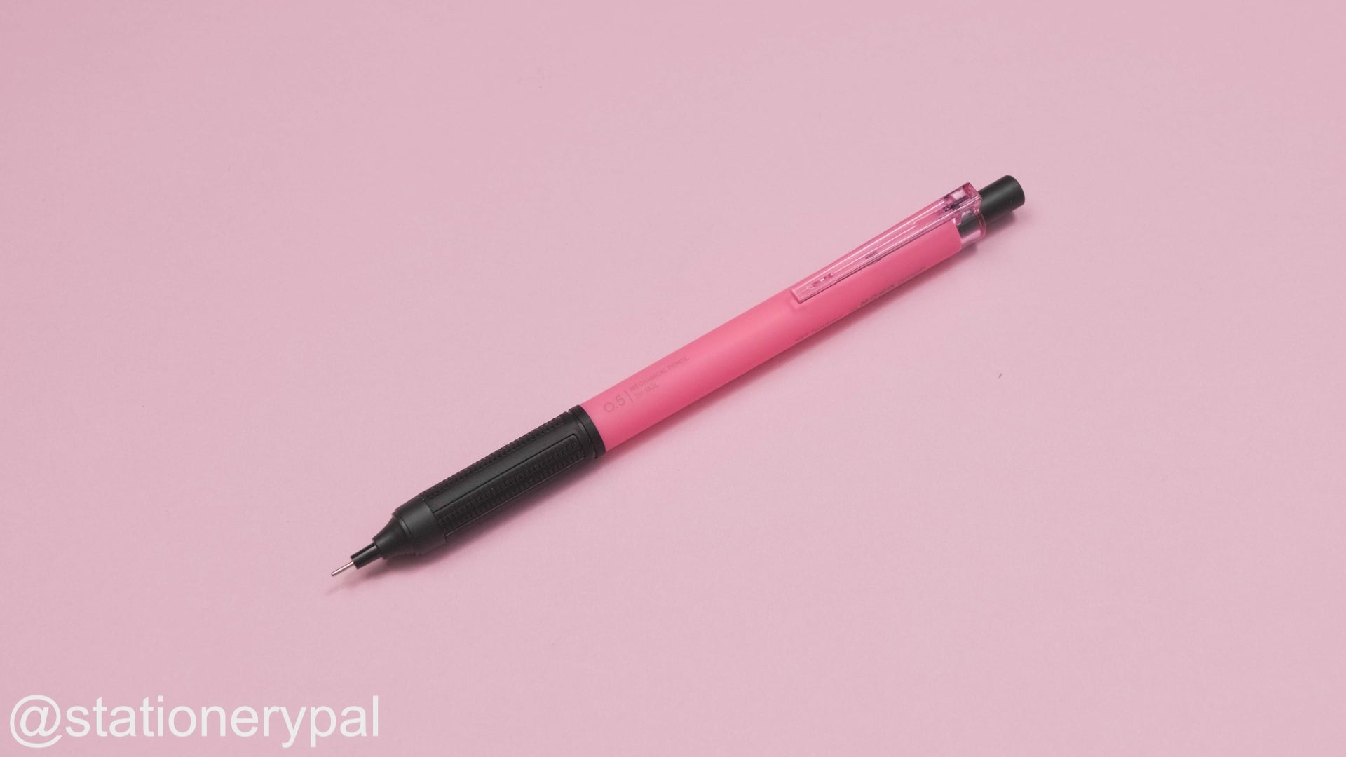 Tombow MONO Graph Lite Mechanical Pencil - 0.5 mm - Neon Pink Body