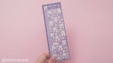 Holographic Cute Bunny Stickers - Purple