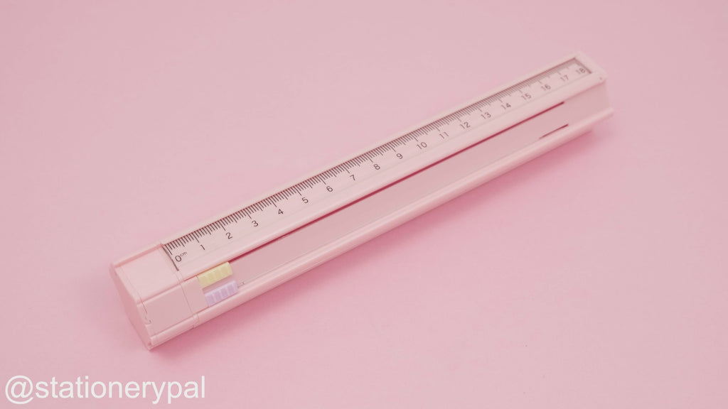 Multifunctional Geometric Ruler - Pink — Stationery Pal