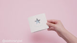 Mini Hollow Out Greeting Card - Star