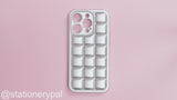 iPhone 14 Pro Case - Silver Plaid