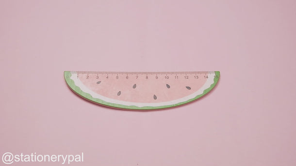 Fruit-shaped Ruler - 15 cm - Watermelon