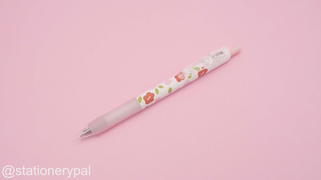 Floral Series Gel Pen - Pink Grip