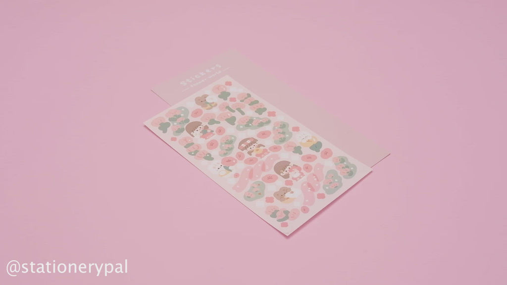 Translucent Flower and Plant Stickers - Flower — Stationery Pal