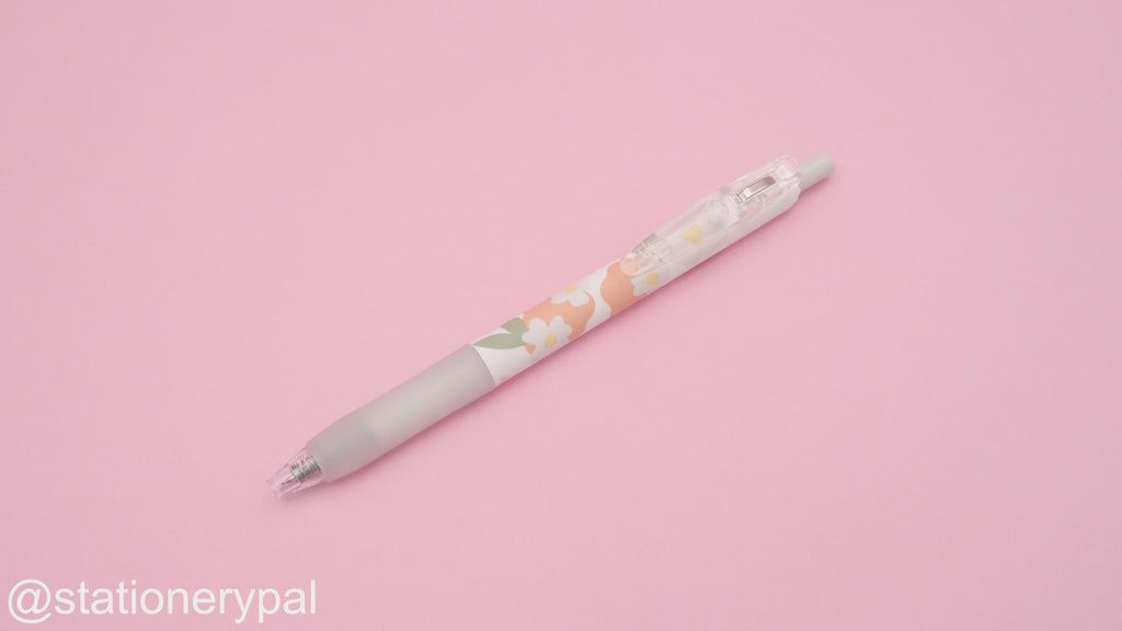 Floral Series Gel Pen - Gray Grip