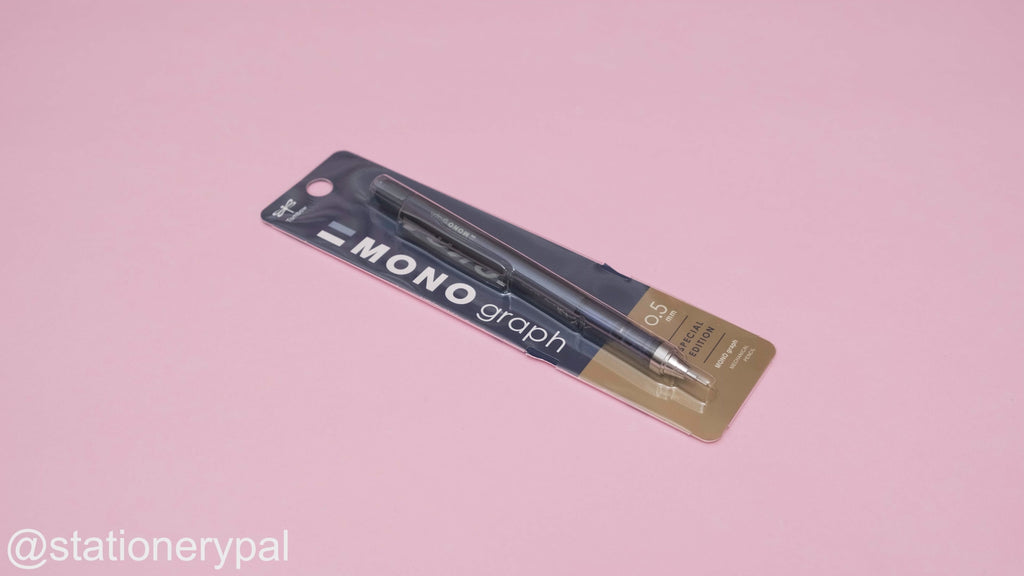 Tombow MONO Graph Mechanical Pencil - 0.5 mm - 10th Anniversary - Navy Blue
