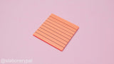 Neon Color Sticky Notes - Ruled - Orange