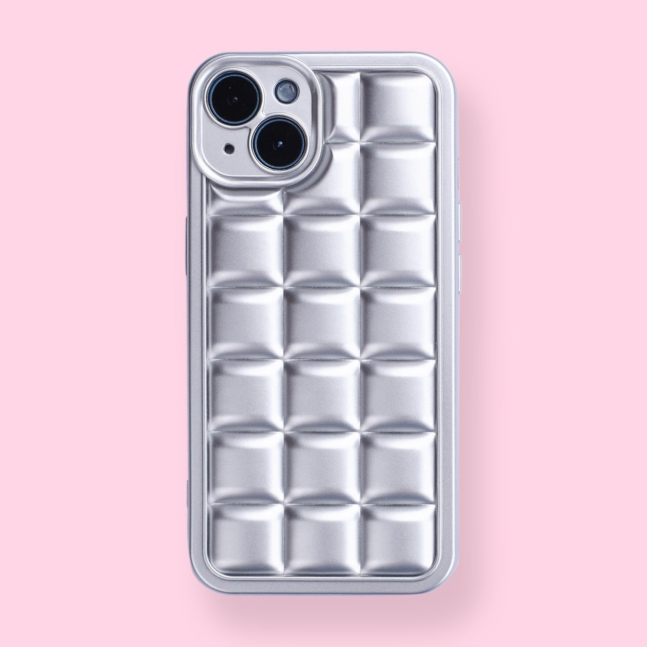 iPhone 13 Case - Silver Plaid - Stationery Pal