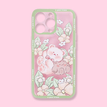 iPhone 13 Pro Case - Flowering Bear - Stationery Pal