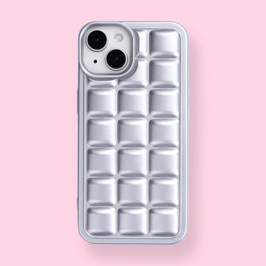 iPhone 14 Case - Silver Plaid - Stationery Pal
