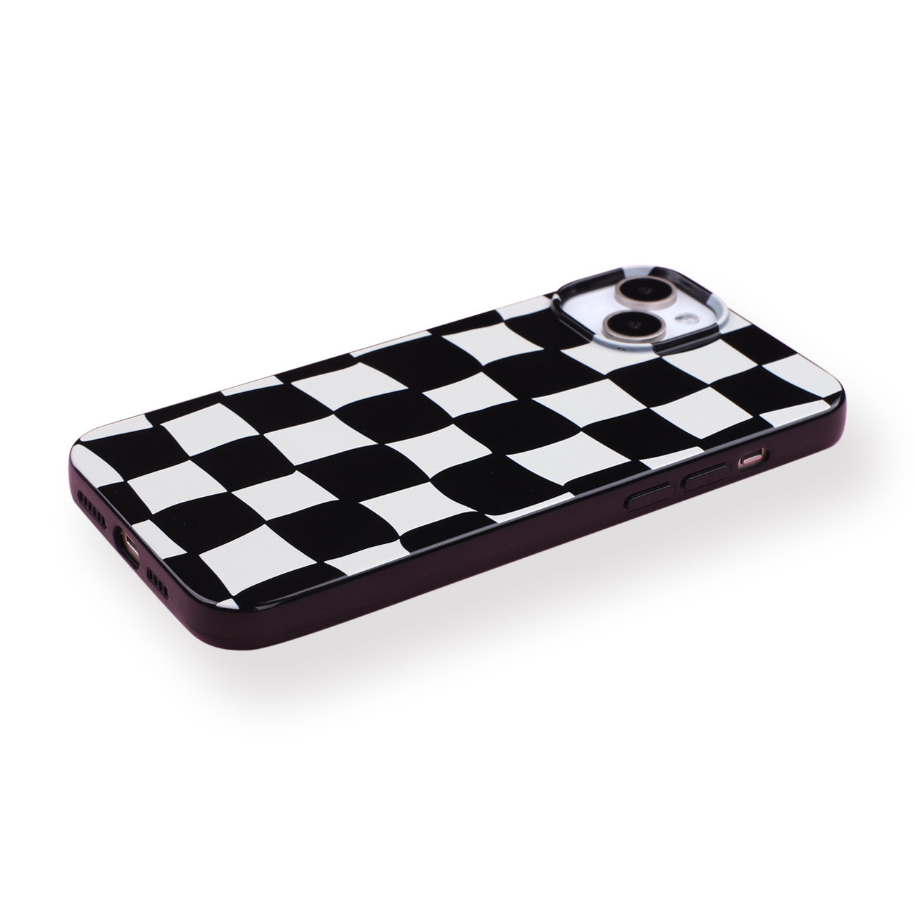 Lilac Checkered Phone Case iPhone Case