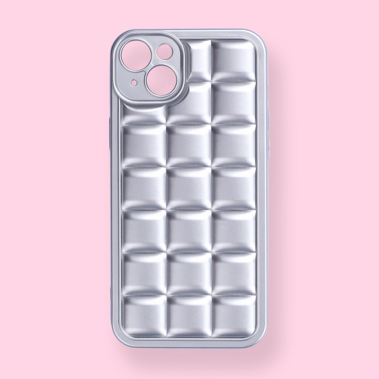 iPhone 14 Plus Case - Silver Plaid